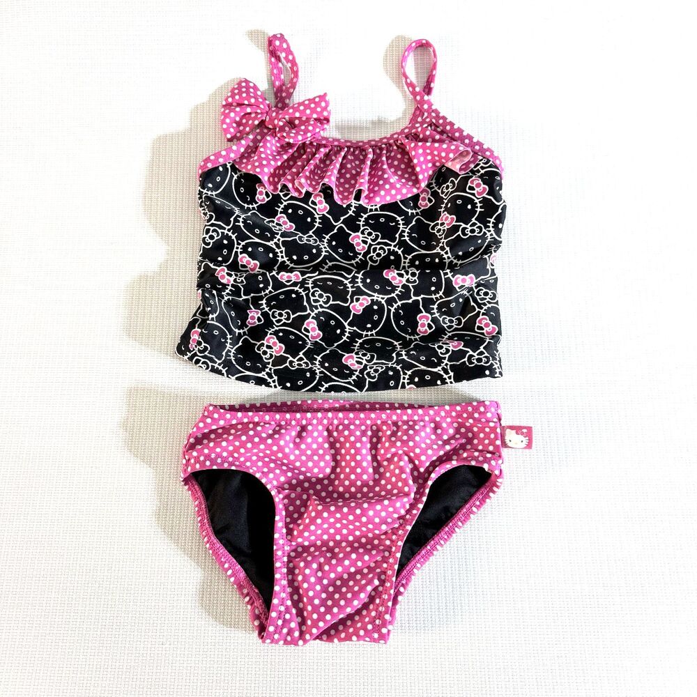 HELLO KITTY Swimming / Summer Top Girls Size 2 T - Toddler Swim Suit